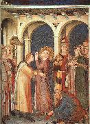 Simone Martini St. Martin is Knighted oil painting reproduction